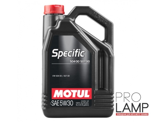 MOTUL Specific VW 504.00 / 507.00 5W-30 - 5 л.