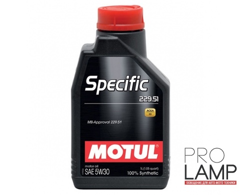 MOTUL Specific MB 229.51 5W-30 - 1 л.