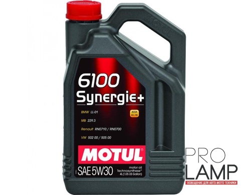 MOTUL 6100 Synergie+ 5W-30 - 4 л.