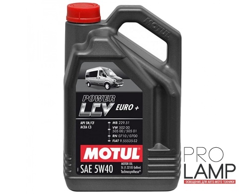 MOTUL Power LCV EURO+ 5W-40 - 5 л.