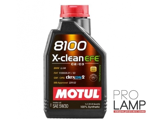 MOTUL 8100 X-clean EFE 5W30 - 1 л.