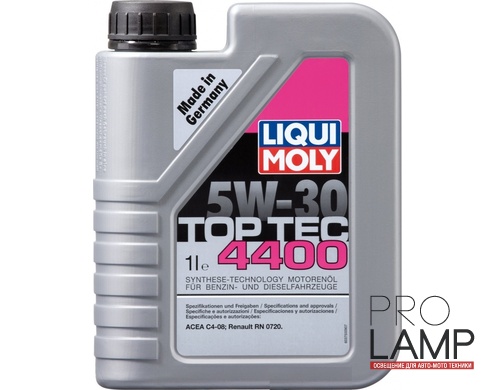 LIQUI MOLY Top Tec 4400 5W-30 — НС-синтетическое моторное масло 1 л.