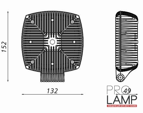 Фара рабочего света PRL-GM-40